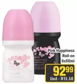 J&E Cash and Carry Pink Happiness Roll-on offer