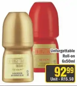 J&E Cash and Carry Revlon Unforgettable Roll-on offer