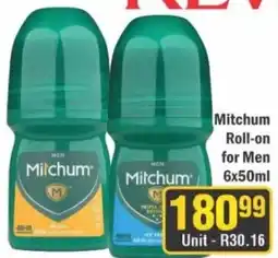 J&E Cash and Carry Mitchum Roll-on for Men offer