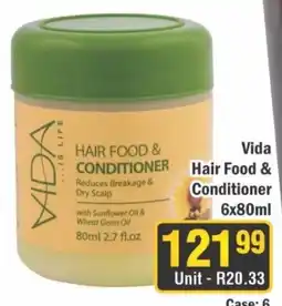 J&E Cash and Carry Vida Hair Food & Conditioner offer
