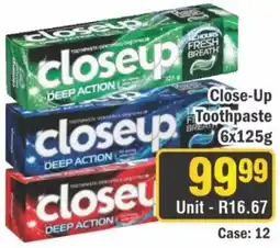 J&E Cash and Carry Close-Up Toothpaste offer