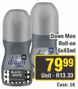 J&E Cash and Carry Dawn Men Roll-on Black + White offer