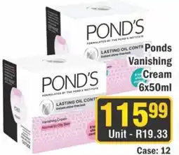 J&E Cash and Carry Pond's Vanishing Cream offer