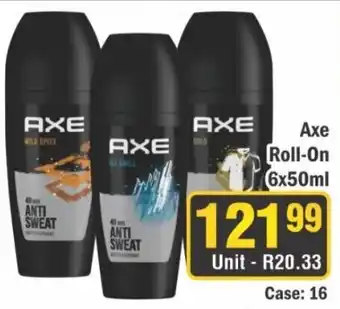 J&E Cash and Carry Axe Roll-On offer