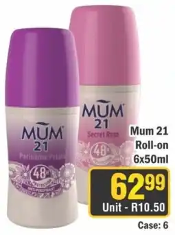 J&E Cash and Carry Mum 21 Roll-on offer