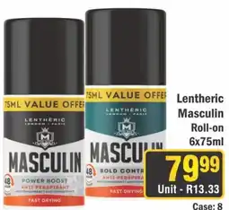 J&E Cash and Carry Lenthéric Masculin Roll-on offer