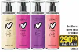 J&E Cash and Carry Lentheric I Love Mist Assorted offer