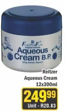 J&E Cash and Carry Reitzer Aqueous Cream offer