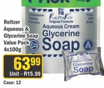 J&E Cash and Carry Reitzer Aqueous & Glycerine Soap offer