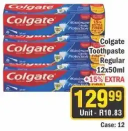 J&E Cash and Carry Colgate Toothpaste Regular offer
