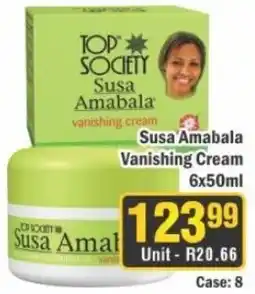 J&E Cash and Carry TOP SOCIETY Susa Amabala Vanishing Cream offer