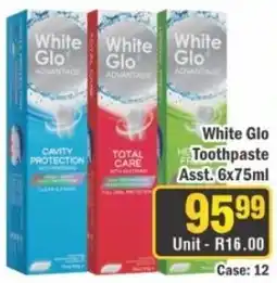 J&E Cash and Carry White Glo Toothpaste Assorted offer