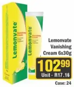 J&E Cash and Carry Lemonate Vanishing Cream offer