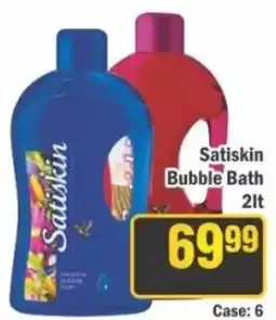 J&E Cash and Carry Satiskin Bubble Bath offer