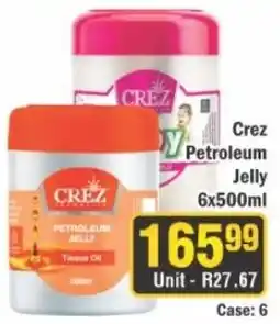 J&E Cash and Carry Crez Petroleum Jelly offer