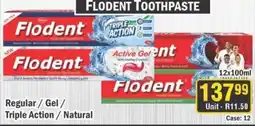 J&E Cash and Carry Flodent Toothpaste offer