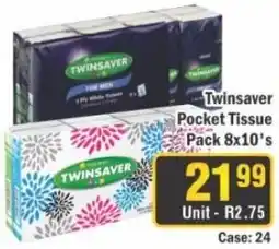 J&E Cash and Carry Twinsaver Pocket Tissue offer