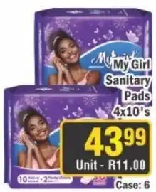 J&E Cash and Carry My Girl Sanitary Pads offer