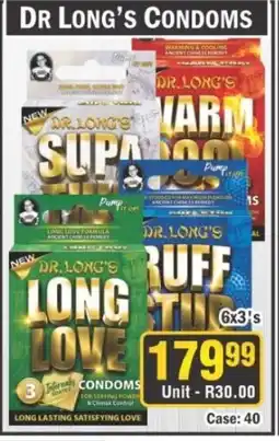 J&E Cash and Carry Dr Long's Condoms Assorted offer