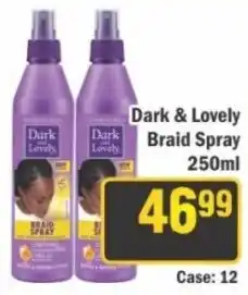 J&E Cash and Carry Dark & Lovely Braid Spray offer