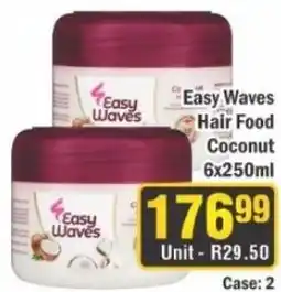 J&E Cash and Carry Easy Waves Hair Food Coconut offer