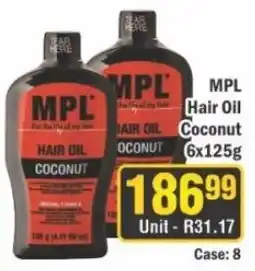 J&E Cash and Carry MPL Hair Oil Coconut offer