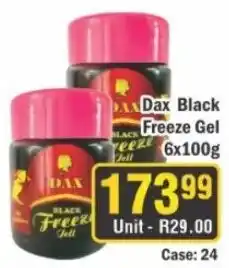 J&E Cash and Carry Dax Black Freeze Gel offer