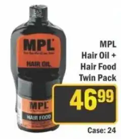 J&E Cash and Carry MPL Hair Oil + Hair Food Twin Pack offer