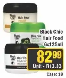 J&E Cash and Carry Black Chic Hair Food offer