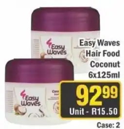 J&E Cash and Carry Easy Waves Hair Food Coconut offer
