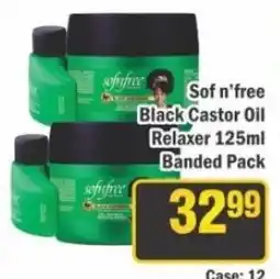 J&E Cash and Carry Sof n'free Black Castor Oil Relaxer offer