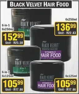 J&E Cash and Carry Black Velvet Hair Food offer
