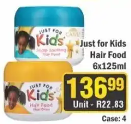 J&E Cash and Carry Just for Kids Hair Food offer