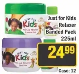 J&E Cash and Carry Just for Kids Relaxer Banded Pack offer