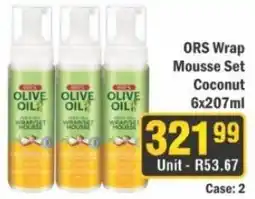 J&E Cash and Carry ORS Wrap Mousse Set Coconut offer
