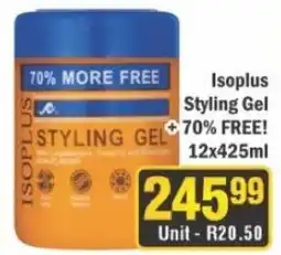 J&E Cash and Carry Isoplus Styling Gel offer