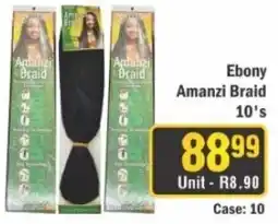 J&E Cash and Carry Ebony Amanzi Braid offer