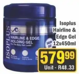 J&E Cash and Carry Isoplus Hairline & Edge Holding Gel offer