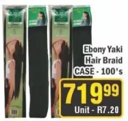 J&E Cash and Carry Ebony Yaki Hair Braid offer