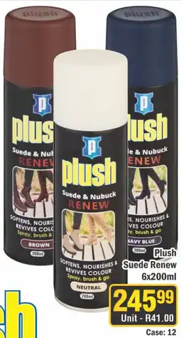 J&E Cash and Carry Plush Suede Renew offer