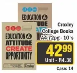 J&E Cash and Carry Croxley College Books offer