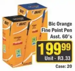 J&E Cash and Carry Bic Orange Fine Point Pen Assorted offer