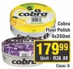 J&E Cash and Carry Cobra Floor Polish offer