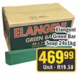 J&E Cash and Carry Elangeni Green Bar Soap offer