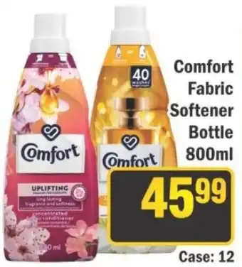 J&E Cash and Carry Comfort Fabric Softener Bottle offer