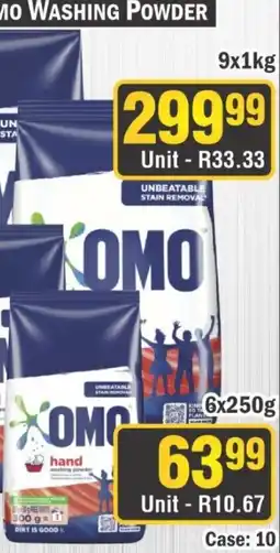 J&E Cash and Carry OMO WASHING POWDER offer