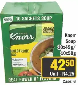J&E Cash and Carry Knorr Soup offer
