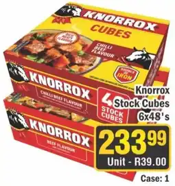 J&E Cash and Carry Knorrox Stock Cubes offer