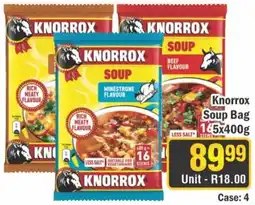 J&E Cash and Carry Knorrox Soup offer