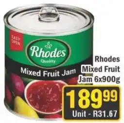 J&E Cash and Carry Rhodes Mixed Fruit Jam offer